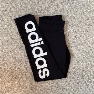 Adidas Black Leggings w/ Logo